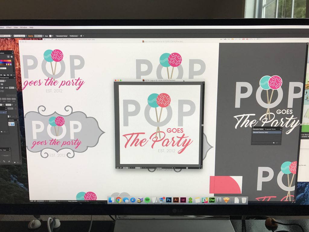 Working on Pop Goes The Party Brand